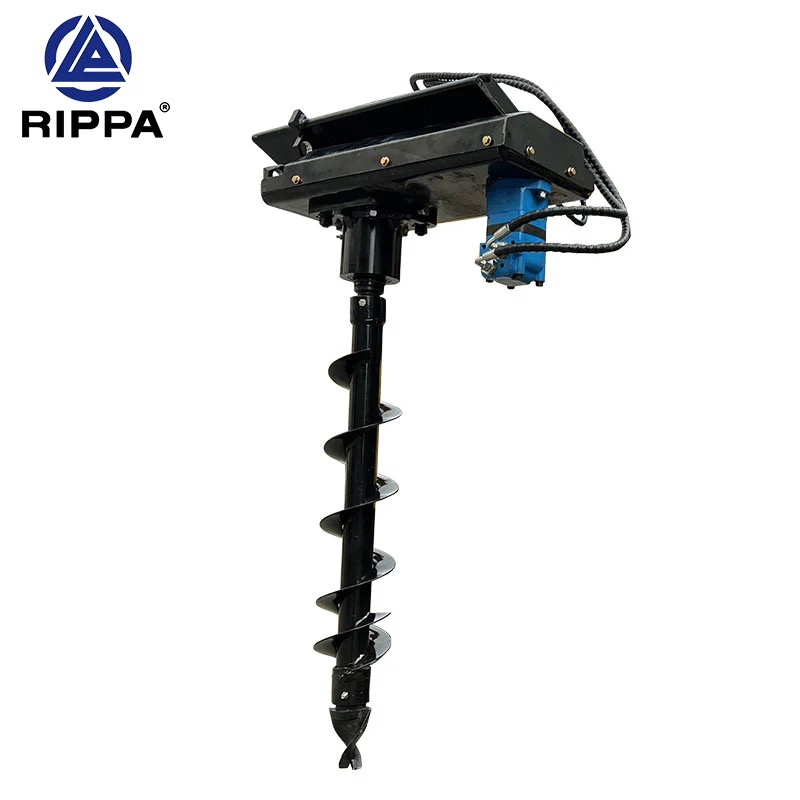 Rippa RS03 - Tarière de terre de 800 mm de long, tarière rotative de 150 mm de diamètre