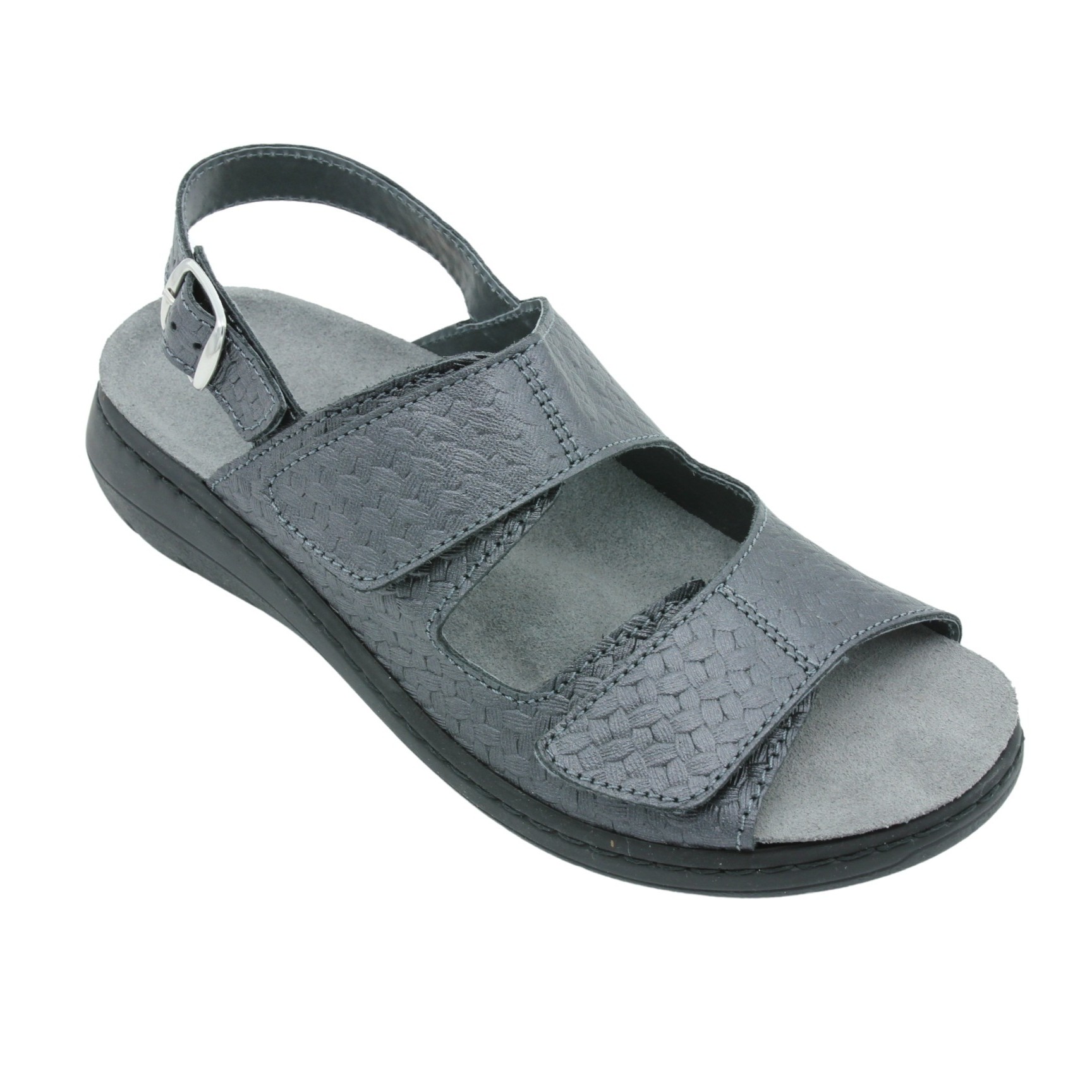 Sandal Flätad Grafit Hälrem - Ergoflex
