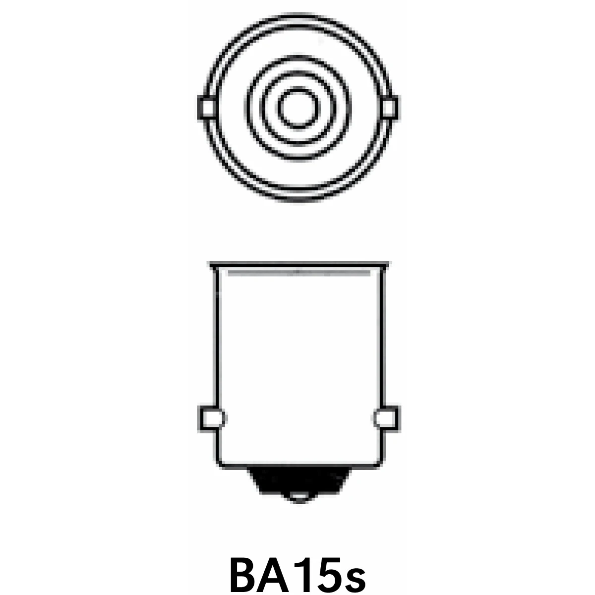 Glödlampa Bosch BA15S 10W 12V 2st - 2