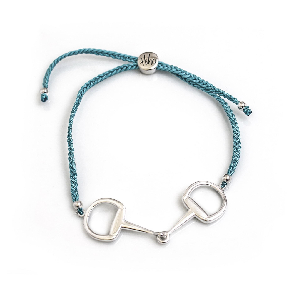 Friendship Bracelet HiHo Snaffle Bit Sterling Silver Turquoise
