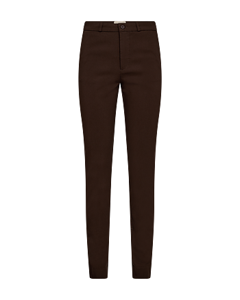 Solvej pants slim fit - Coffee bean