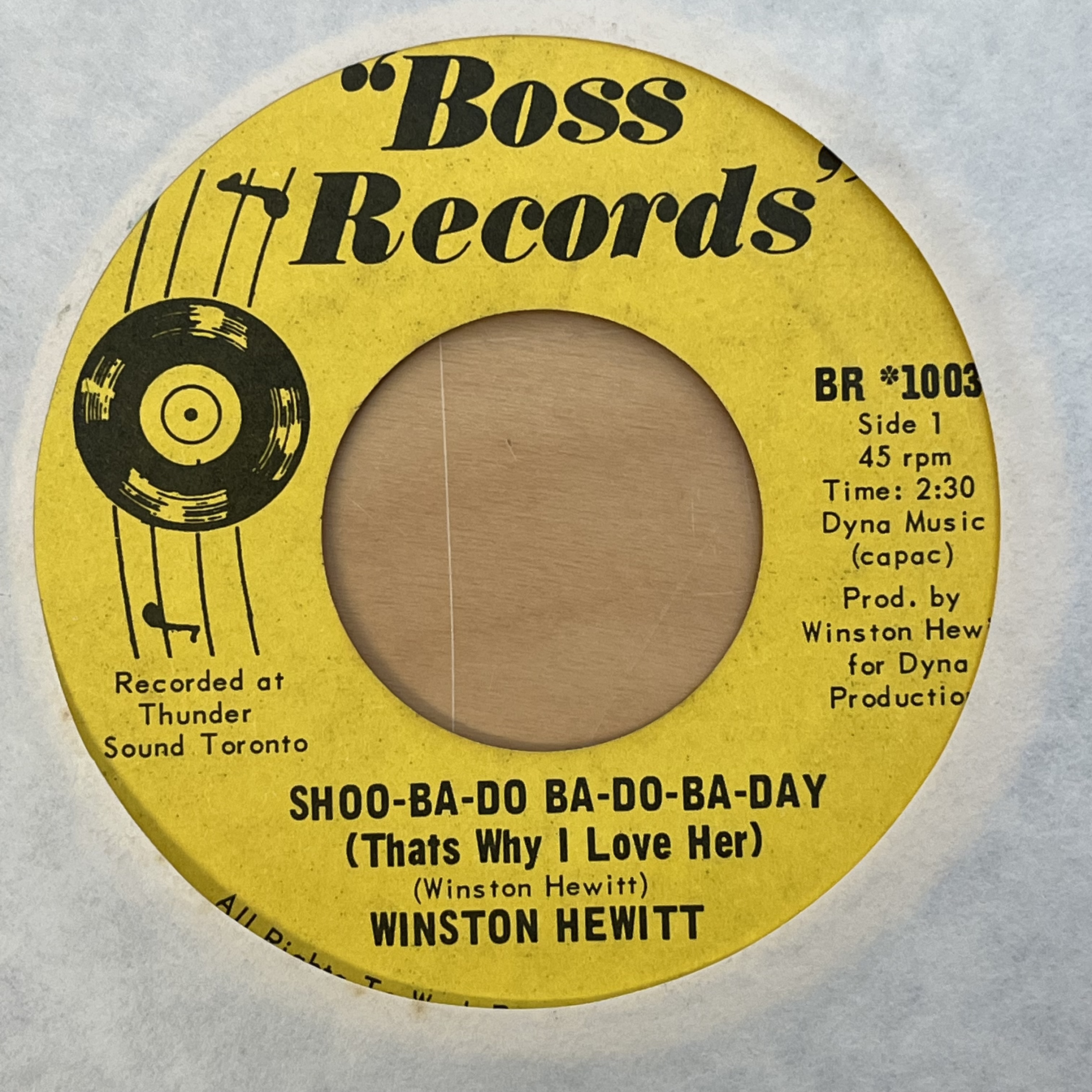 Winston Hewitt – Shoo-Ba-Do Ba-Do-Ba-Day (Thats Why I Love Her)/Do You Remember