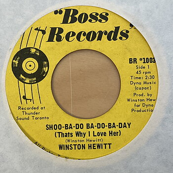 Winston Hewitt – Shoo-Ba-Do Ba-Do-Ba-Day (Thats Why I Love Her)/Do You Remember