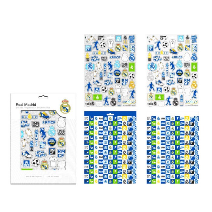Real Madrid Klistermärken 300-pack