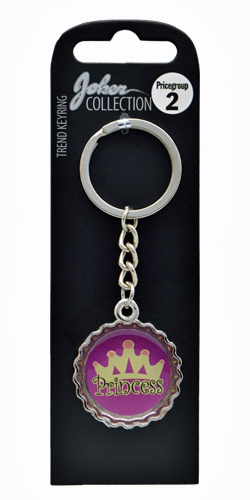 Nyckelring flaskkork Princess