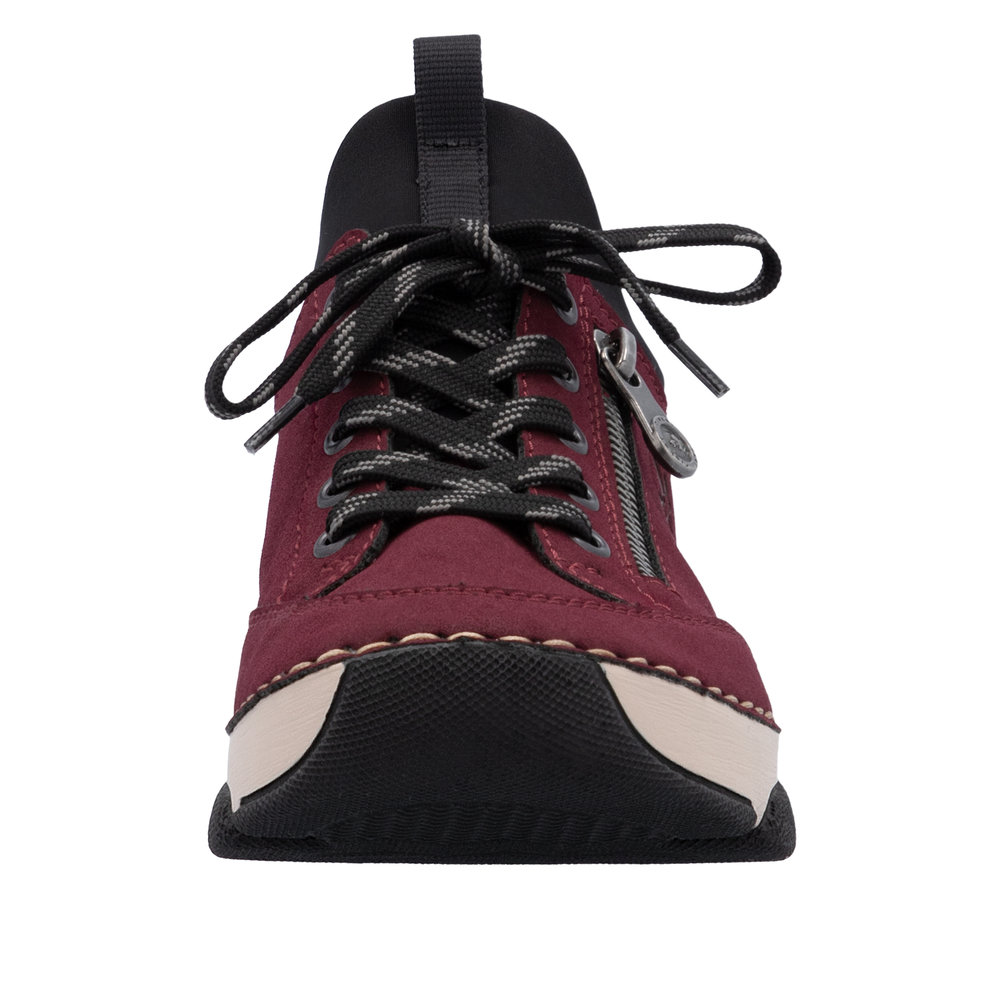Rieker Damsneakers Resårovandel Bordo - 6