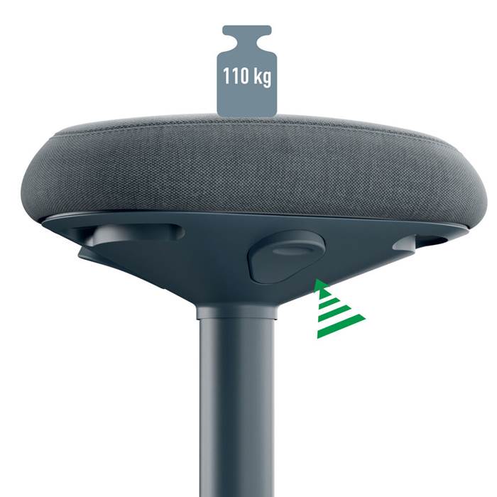 Ergo Sittpall mörkgrå - 4