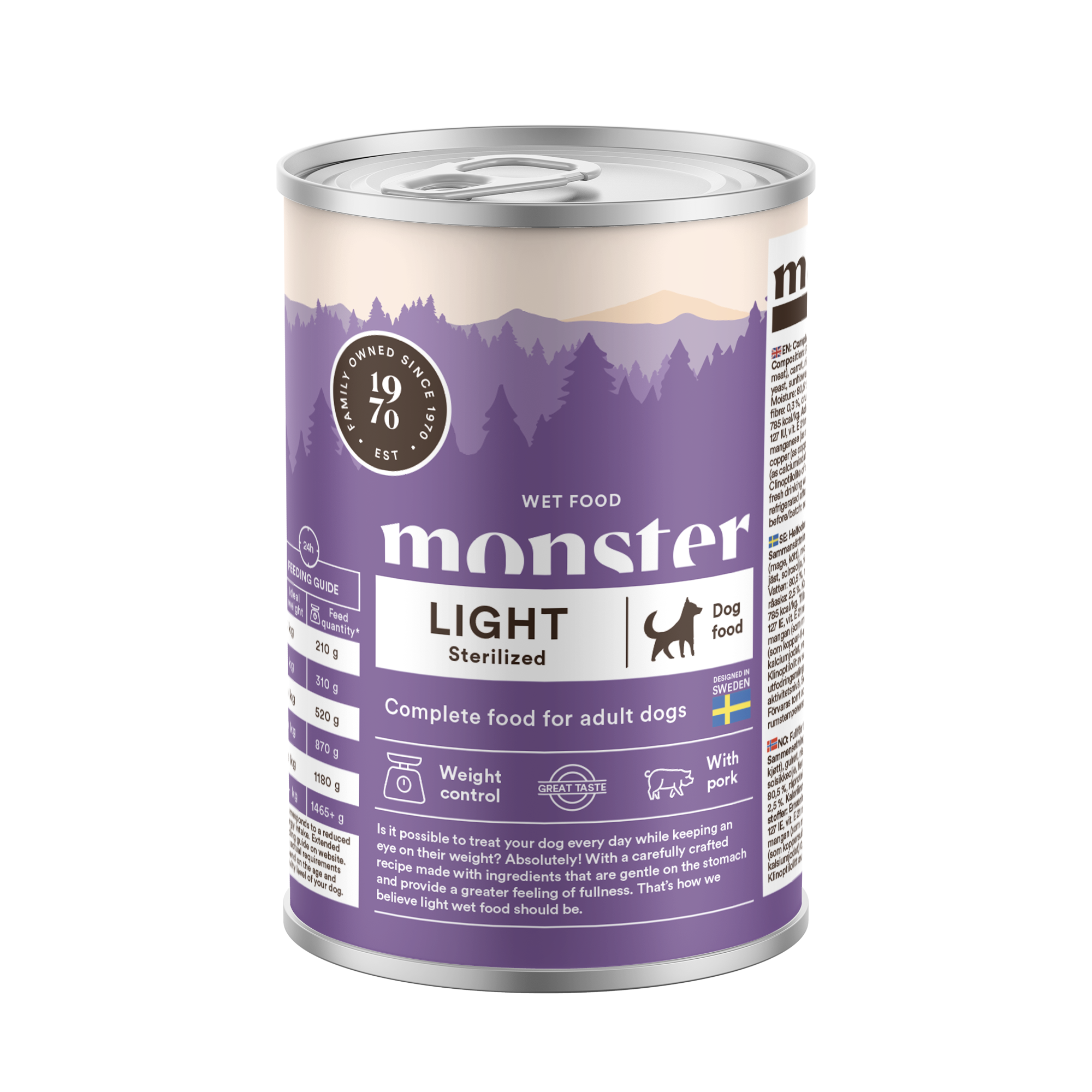 Monster Adult Light/Sterilized 400 g