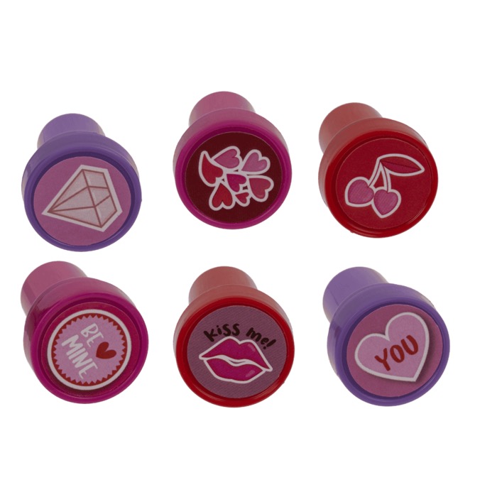 Stämpel 6-p Hearts & Kisses