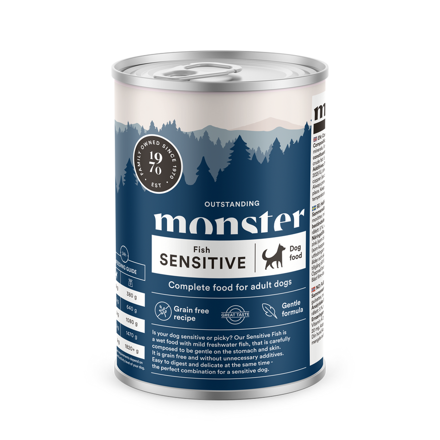 Monster Adult Sensitive Fish 400 g