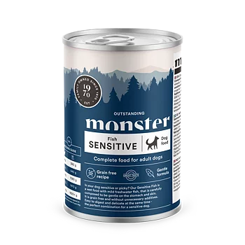 Monster Adult Sensitive Fish 400 g