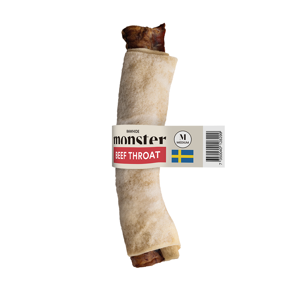 Monster Rawhide Beef Throat, M