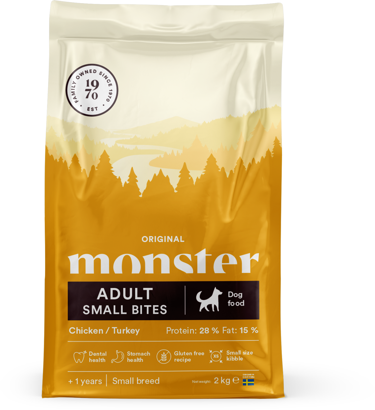 Monster Original Adult Small Bites 2kg