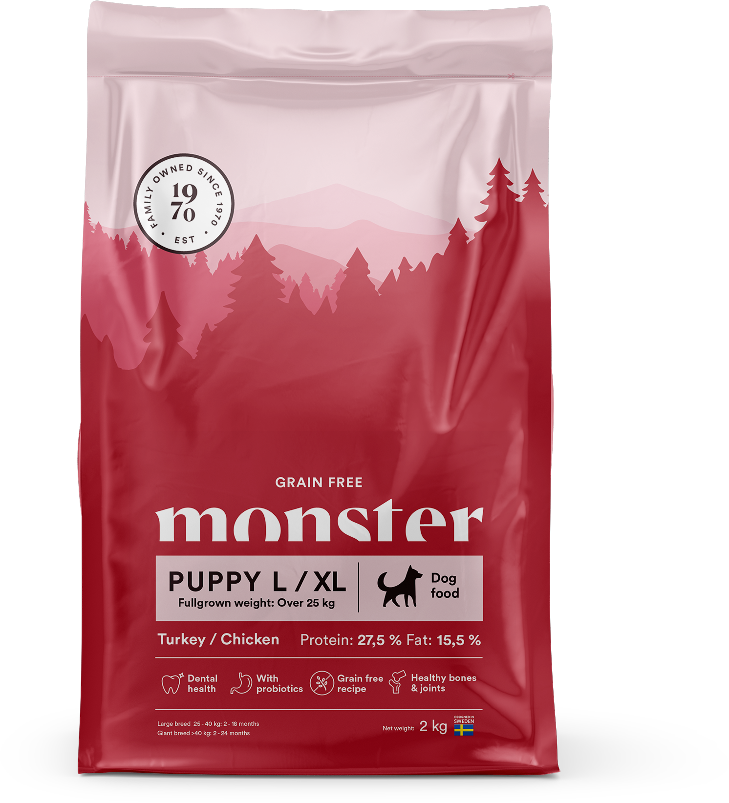 Monster Grain Free Puppy L/XL 2kg
