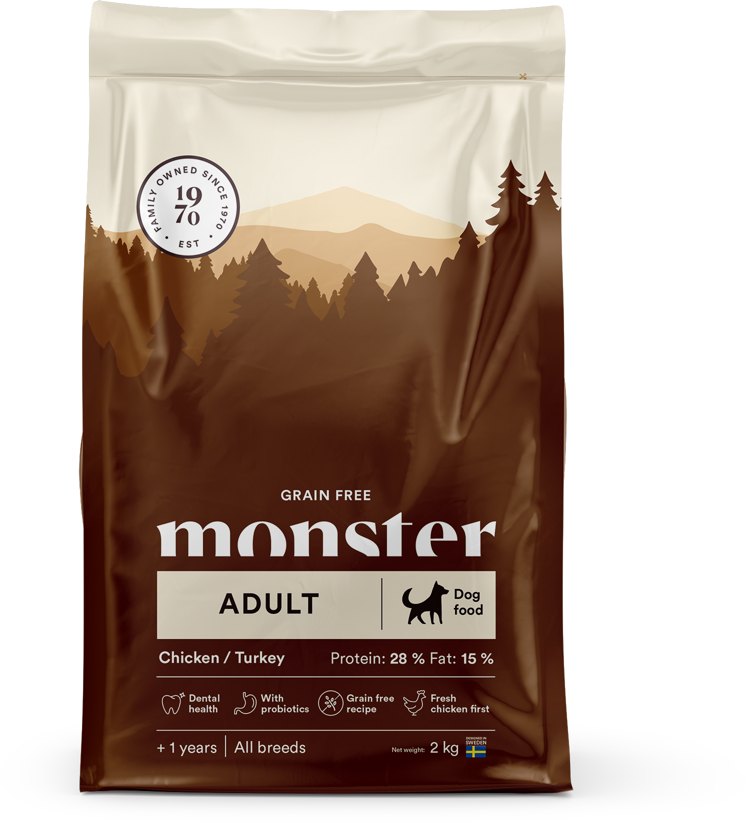 Monster Grain Free Adult 2kg