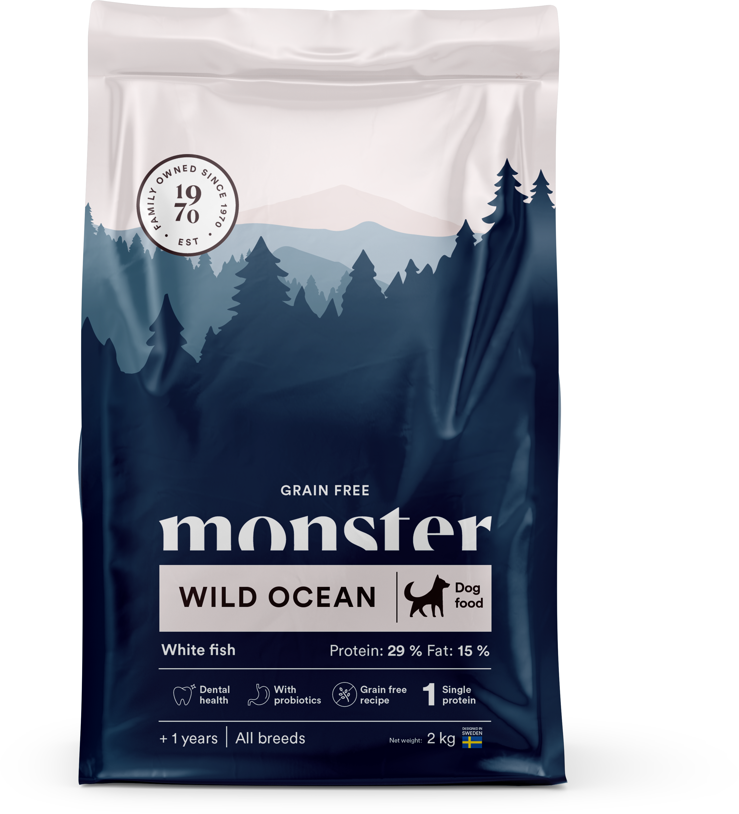 Monster Grain Free Wild Ocean 2kg