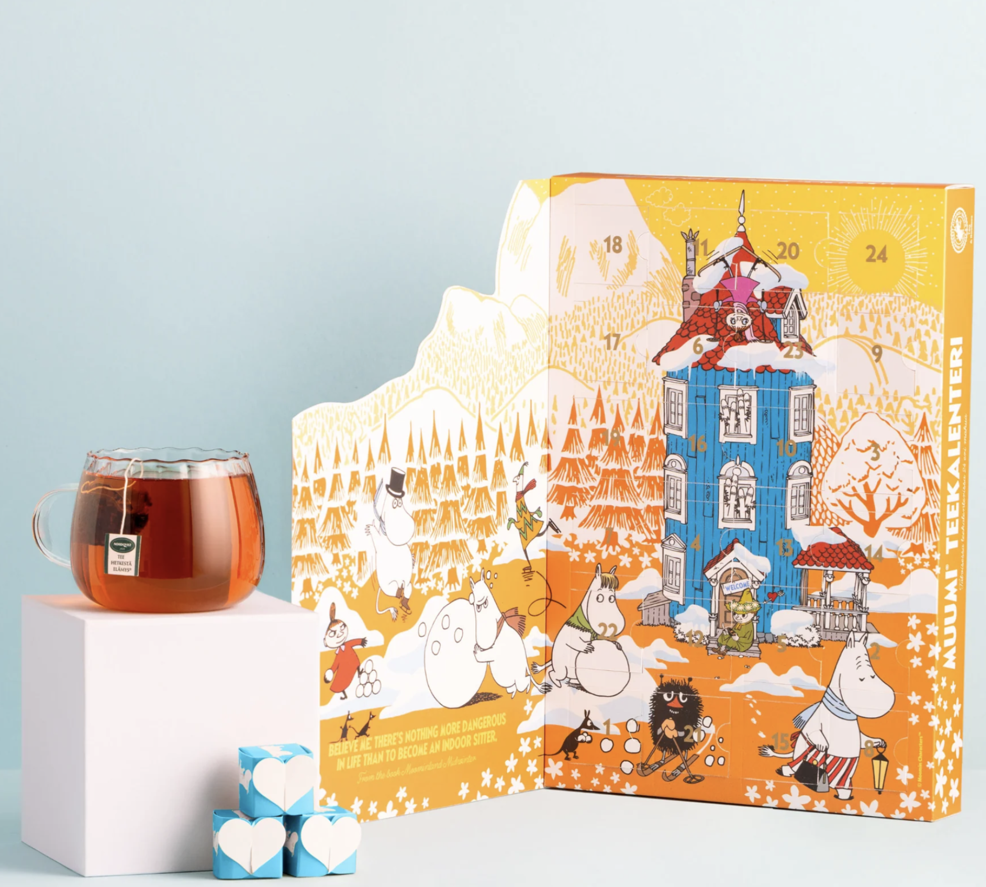 Mumin Adventskalender med tepåsar (Tekalender) - Bäst före: juli 2028 - 2