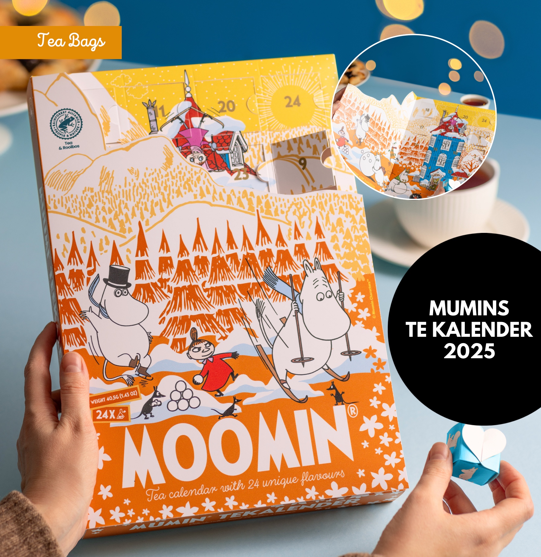 Mumin Adventskalender med tepåsar (Tekalender) - Bäst före: juli 2028 - 3
