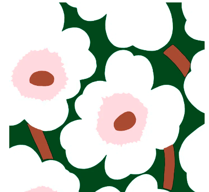 Servetter - UNIKKO Dark Green - Marimekko