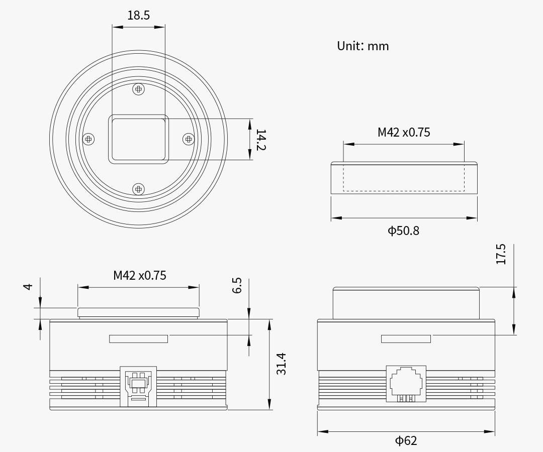 ZWO ASI432MM ASTROKAMERA - 6