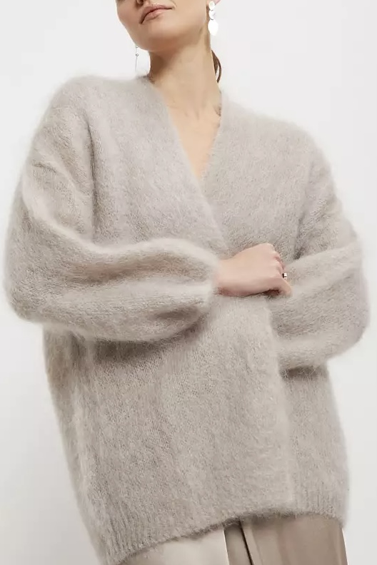 OttodÁme - Mohair Wool Cardigan Corda