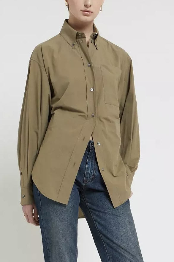 OttodÁme - Cotton Poplin Shirt Selva - 2