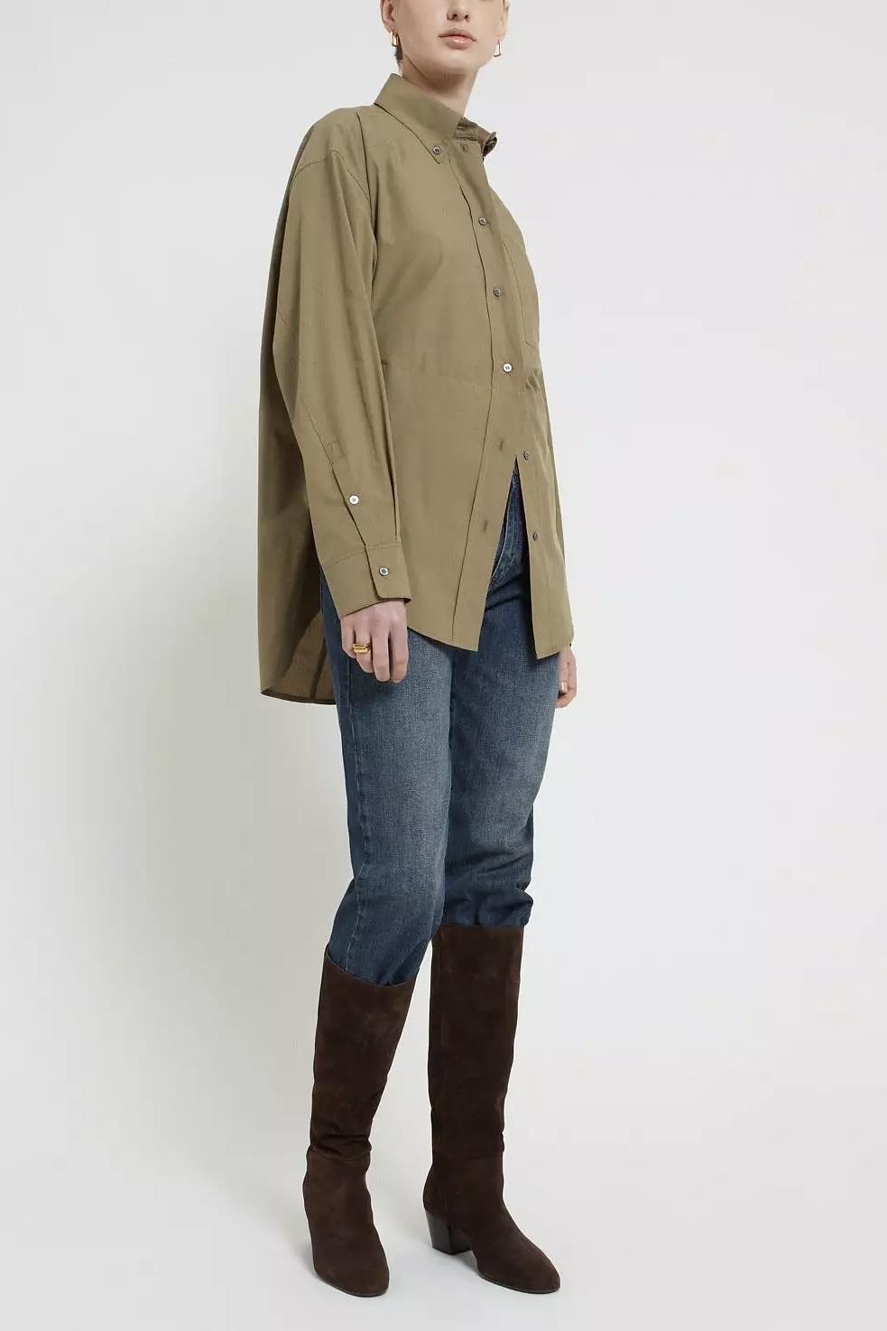 OttodÁme - Cotton Poplin Shirt Selva - 3