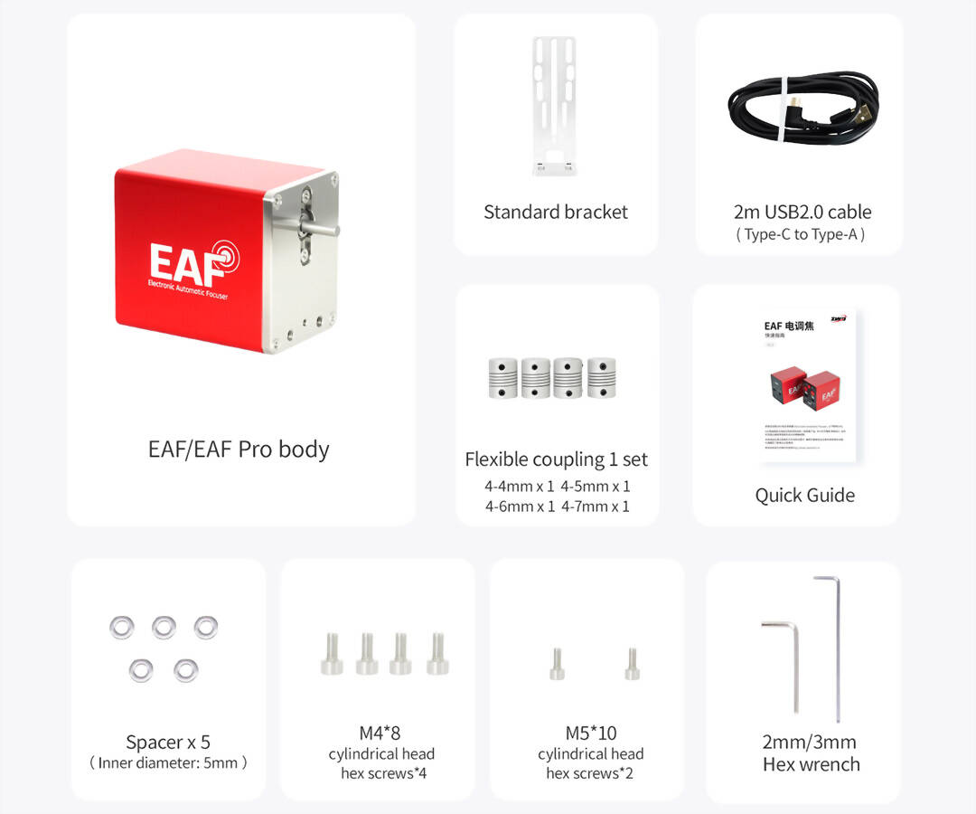 ZWO EAF MOTORFOKUSERARE - NY UPPGRADERAD VERSION - 7