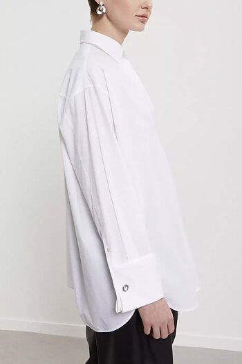 OttodÁme - Cotton Poplin Shirt White