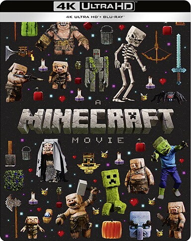 Minecraft Movie - Limited Edition Steelbook (BLU-RAY 4K ULTRA HD + BLU-RAY)