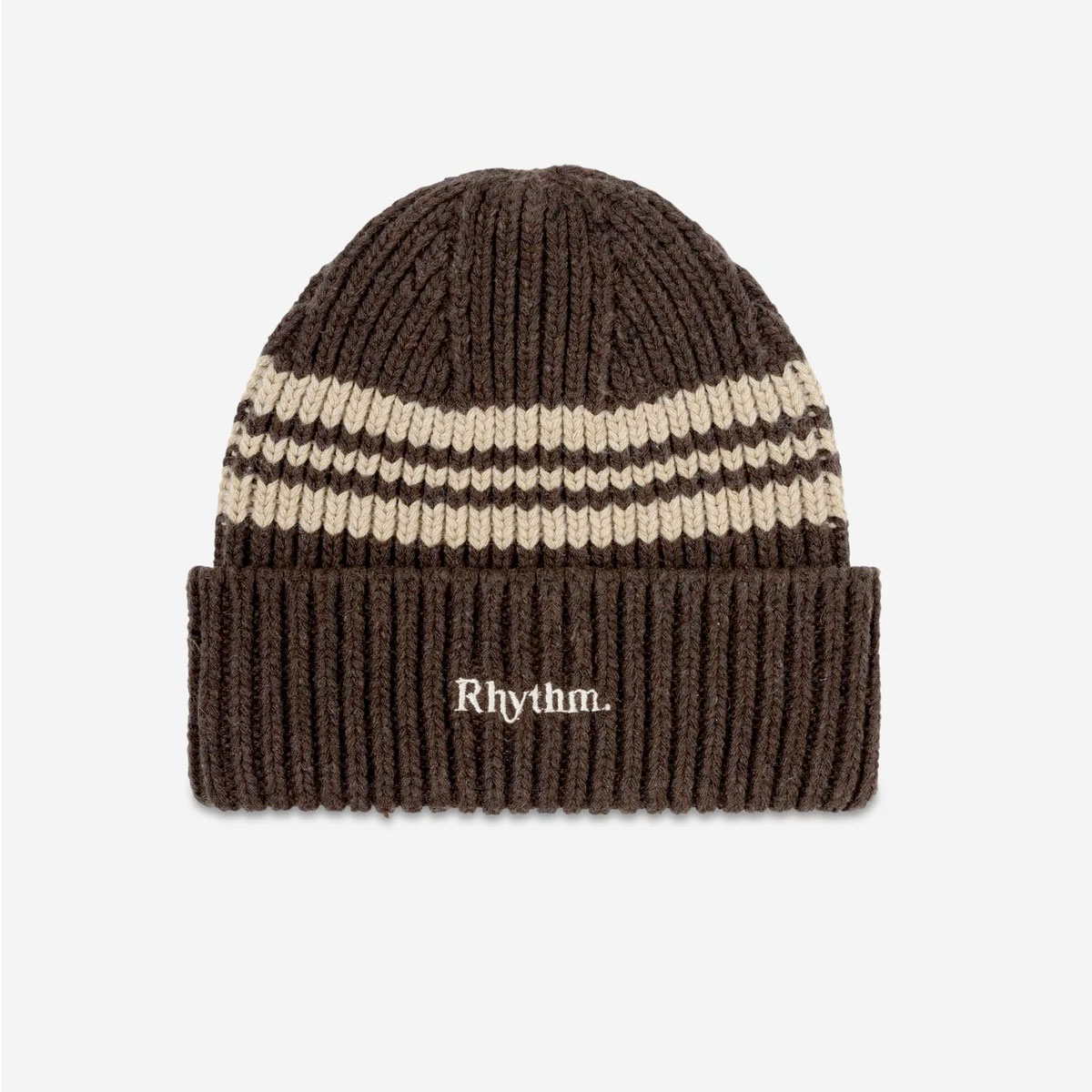 Rhythm mössa beanie stripe cedar