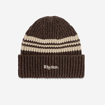 Rhythm mössa beanie stripe cedar