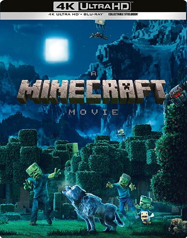 Minecraft Movie - Limited Edition Steelbook (BLU-RAY 4K ULTRA HD + BLU-RAY)