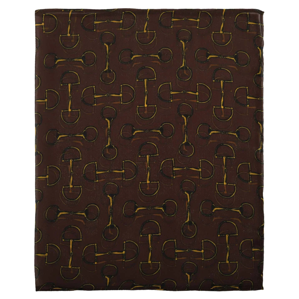 Scarf AWST Intl Vintage Snaffle Bits Brown - 3