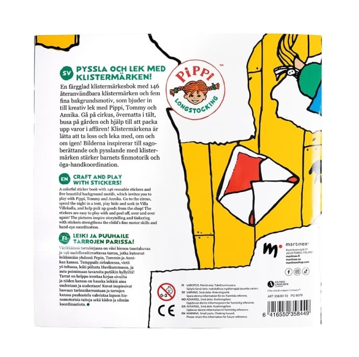 Stickerbok - Pippi  - 3