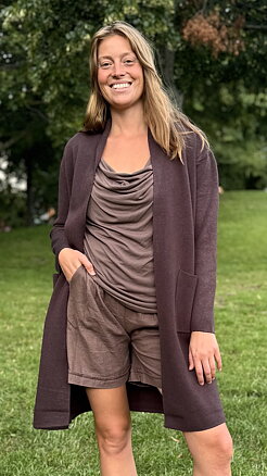 Vanda Cardigan-brown