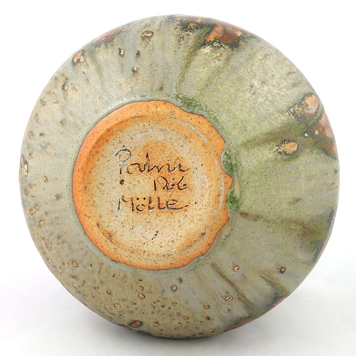 ロルフ・パルム  一点もの  素朴なベース  (17cm)  1966年
