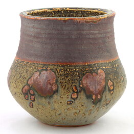 Rolf Palm (1966) Unique Rustic Vase 17 cm