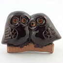 Aimo Nietosvuori (1970s) Brown Owl on a Branch Wall Plaque 18 cm