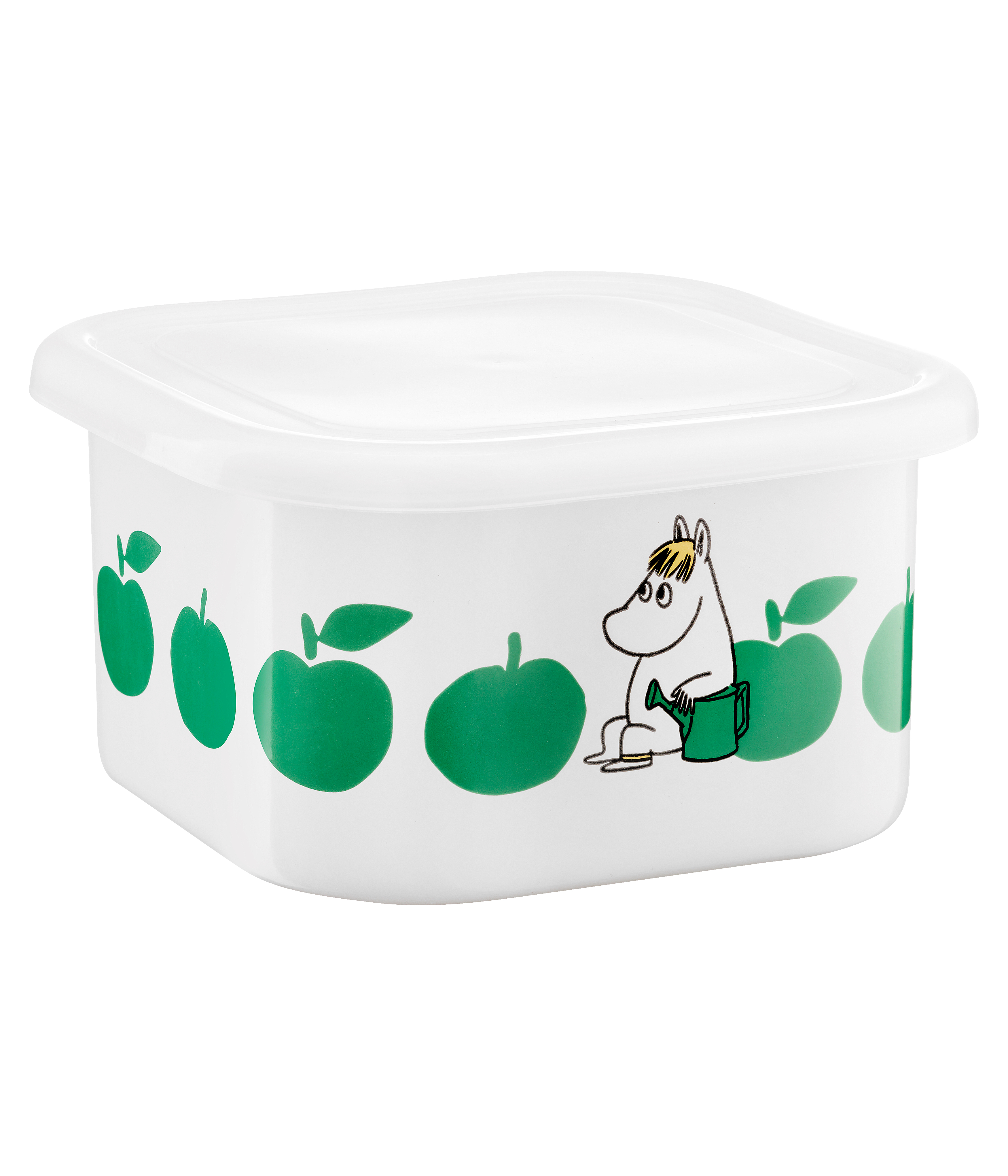Moomin enamel jar with lid 1.5 L - Joyfull Apples - 3