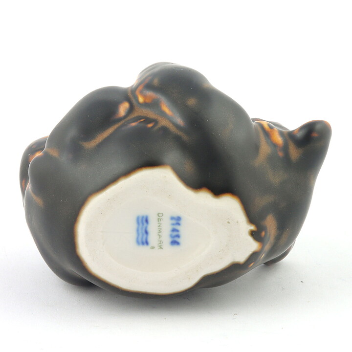 Knud Kyhn (1940s) Bear with Sung Glaze 9 cm #21436