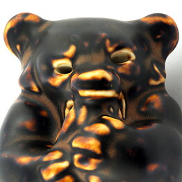 Knud Kyhn (1940s) Bear with Sung Glaze 9 cm #21436