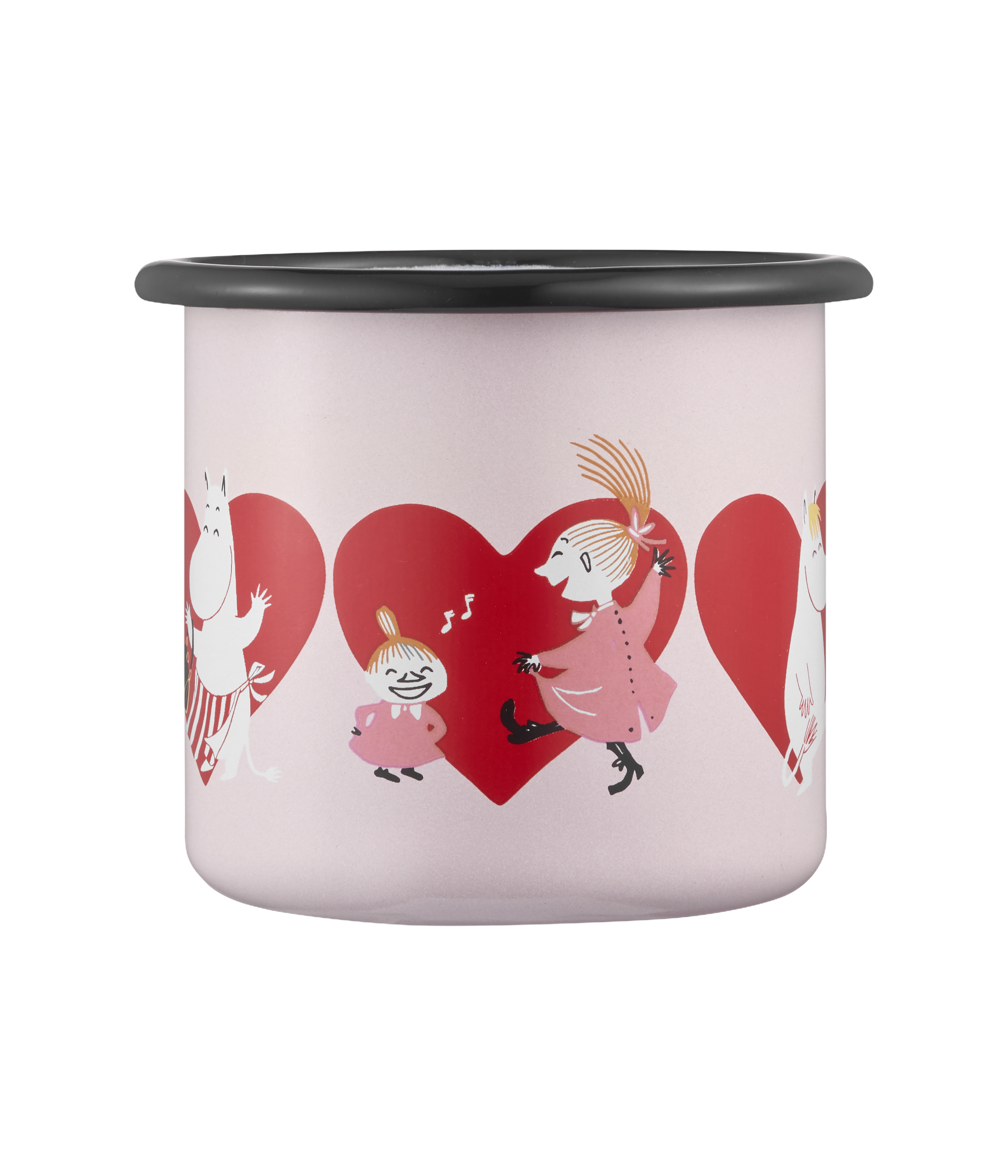 Mumin Emaljmugg 2,5 dl - Hjärta - 3
