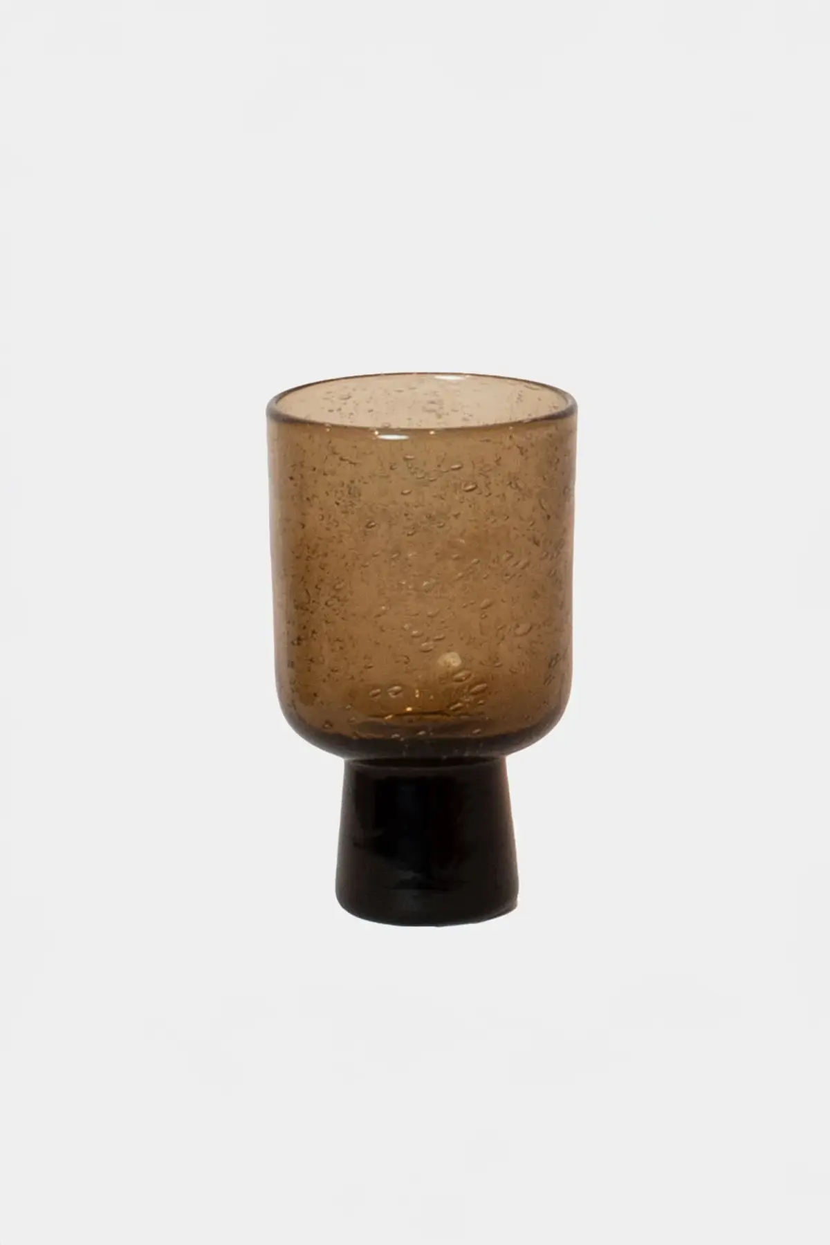 Bari glas på fot brun