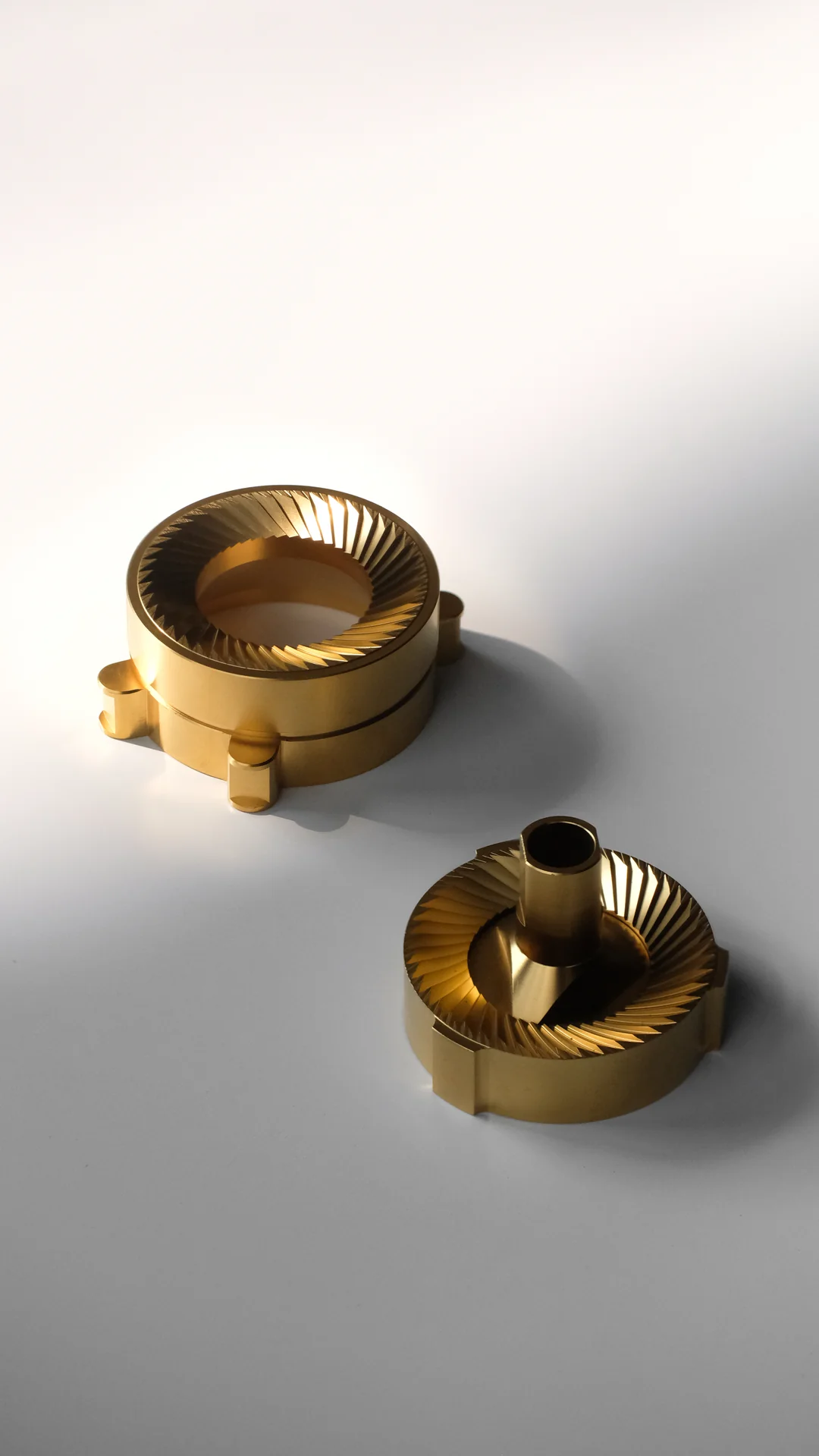 Varia - Supernova Flat Burr Set Gold Titanium - Flata malskivor för VS6  - 58mm - 4