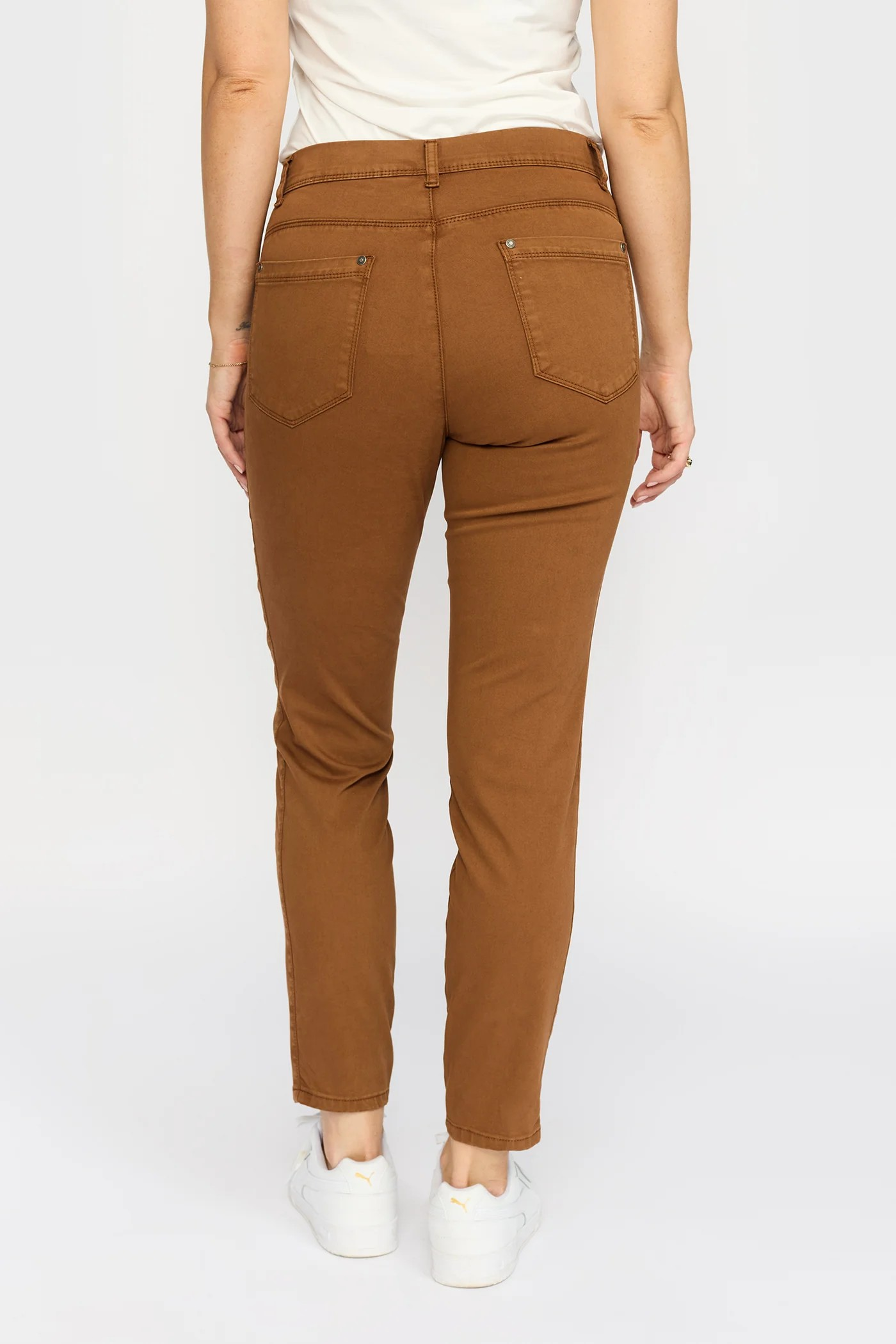 Rany Pants - Dark Cognac - 2-Biz - 3