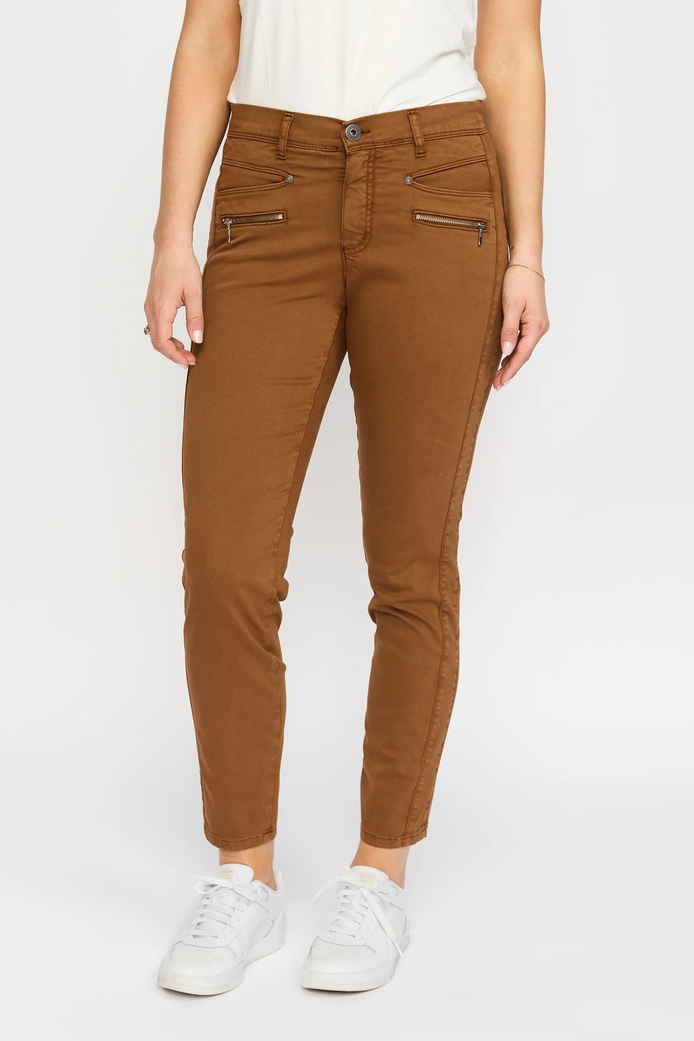 Rany Pants - Dark Cognac - 2-Biz