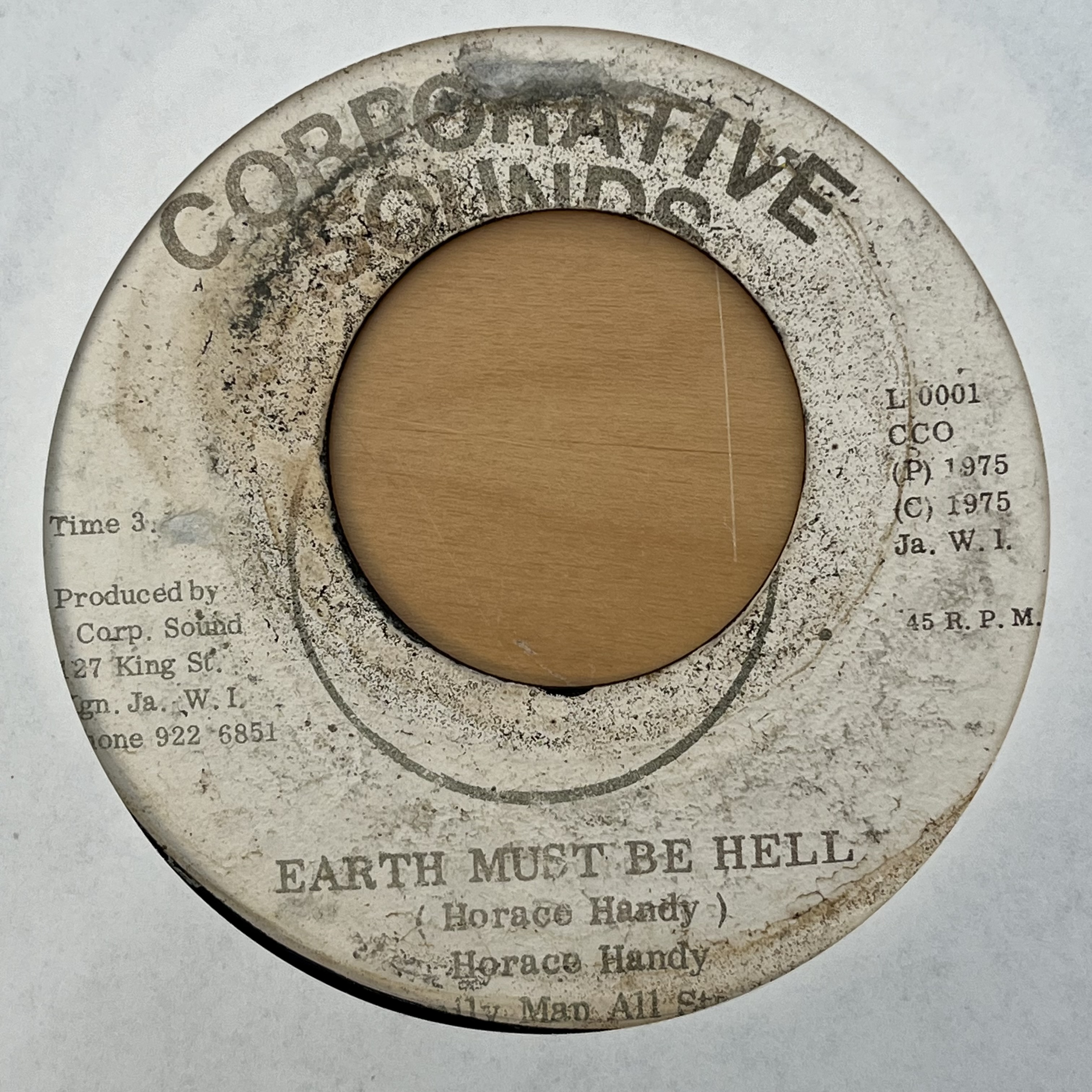 Horace Hand, Family Man All Stars/The Righteous Flames – Earth Must Be Hell/Let The Music Play
