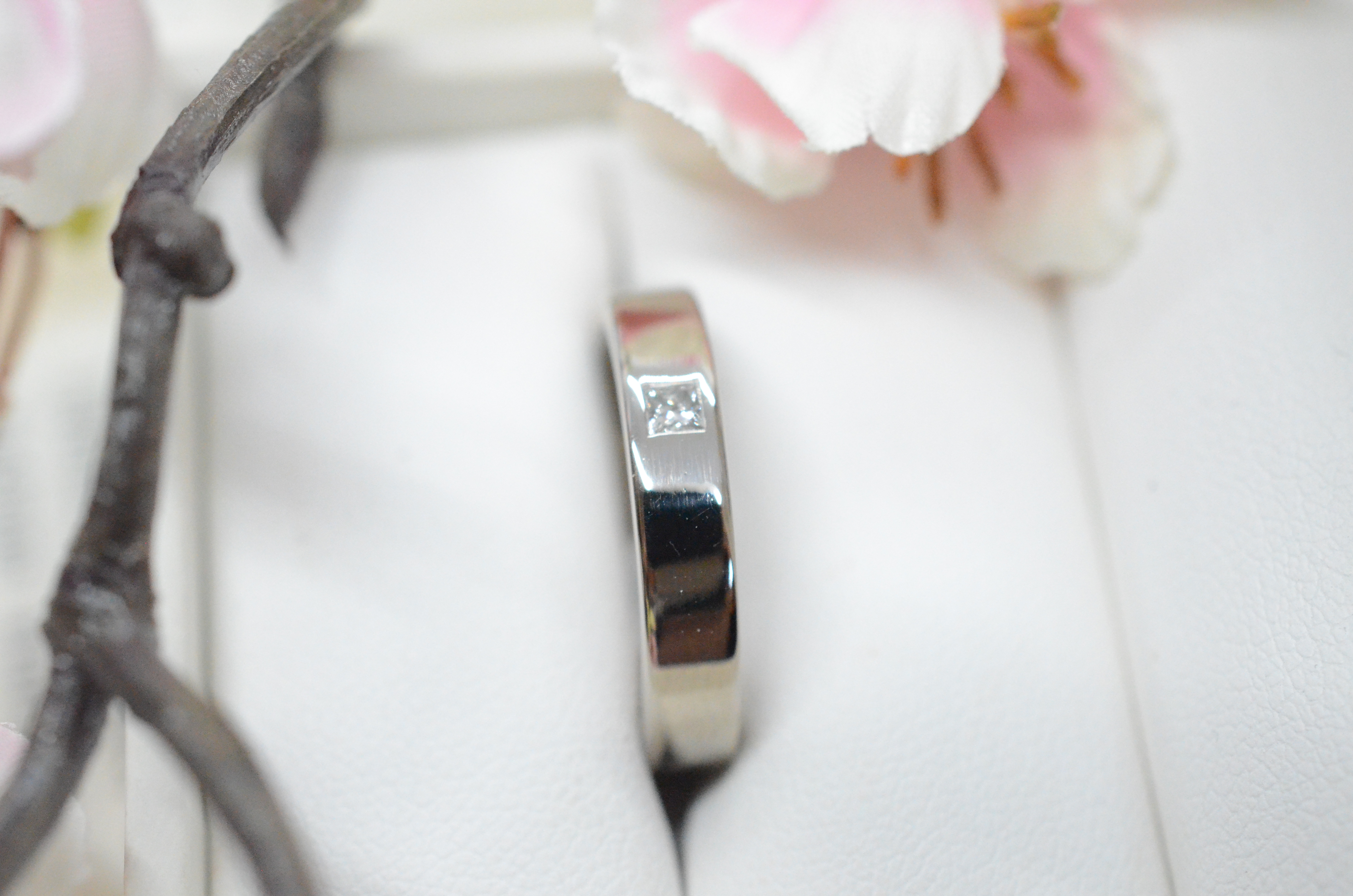 Second Hand 18k white gold diamond ring 0,07 ct - 3