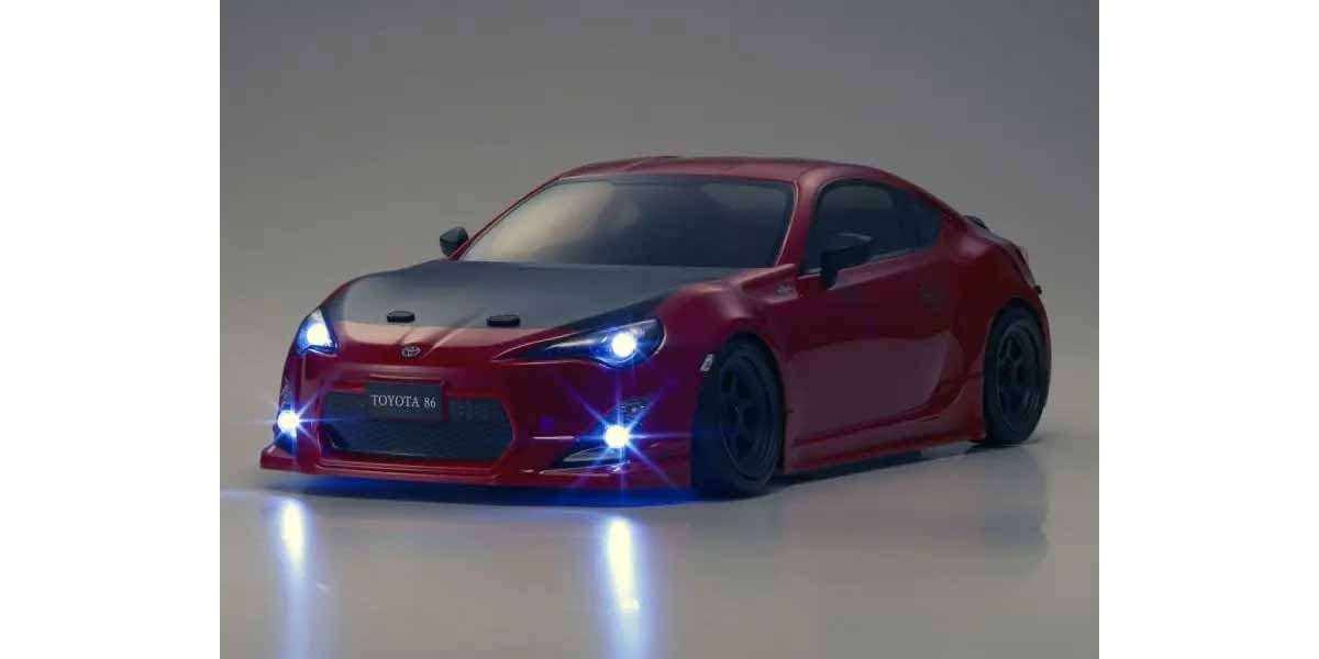 Kyosho K.K.34502T1B Fazer D2 Toyota 86 GT Tuned Ver. Red 1:10 Drift Readyset - 6